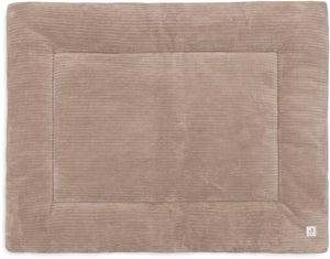 Jollein boxkleed baby - 75x95cm - cloudy rib - polyester - milky coffee