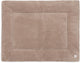 Jollein boxkleed baby - 75x95cm - cloudy rib - polyester - milky coffee