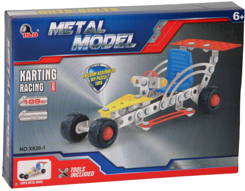 Load image into Gallery viewer, Lobbes speelgoed bv constructie metaal raceauto, 109dlg.
