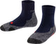 Falke tk2 short anti-blaar dik wol functioneel materiaal wandelsokken kinderen blauw - maat 27-30
