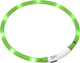 Flamingo visio led halsband 70 cm - hondenhalsband - groen
