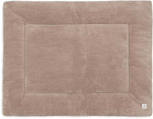 Jollein boxkleed baby - 75x95cm - cloudy rib - polyester - milky coffee