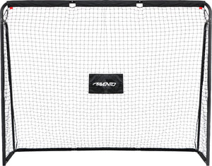 Avento voetbaldoel met targetscherm - staal - ca. 220 x 76 x 170 cm