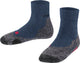 Falke tk2 short anti-blaar dik wol functioneel materiaal wandelsokken kinderen blauw - maat 31-34