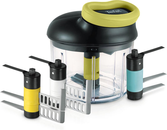 Tefal 5 second chopper k13210 - hakmolen - inclusief 4 accessoires - 900 ml - handmatig