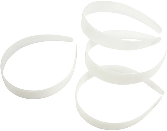 Creativ company cc haarband 25 mm wit 5 stuks