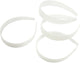 Creativ company cc haarband 25 mm wit 5 stuks