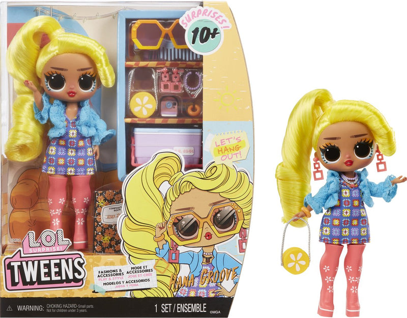 Load image into Gallery viewer, L.o.l. surprise! tweens modepoppen - 16,5 cm - hana groove
