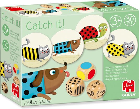 Goula jumbo - - catch it! - educatief dobbelspel - vanaf 3 jaar
