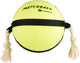 Flamingo hondenspeelgoed – matchball tennisbal met touw – hondenspeelgoed – hondentouw – hond bal – honden bal – 50 cm – geel