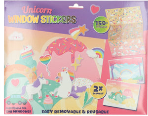 Wins holland herbruikbare eenhoorn raamstickers, 150st.