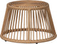 Woood hocker alatna - wicker - naturel - 33x43x43