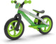 Chillafish loopfiets 2 jaar met voetsteun en voetrem - groen - lichtgewicht loopfiets jongens en meisjes tot 5 jaar met verstelbaar zadel en 12 rubberskin banden voor extra grip binnen en buiten - model bmxie 2