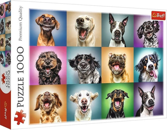 Trefl grappige honden puzzel - 1000 stukjes