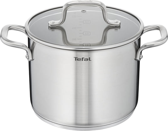 Tefal virtuoso set 5-delig (hoge kookpan 22, steelpan 16, kookpan 18 20 24) - inductie