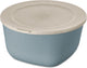Koziol vershouddoos, kom met deksel, 4 l, natuur bloemen blauw, organic bio-circular - | connect box