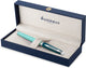 Waterman hémisphère rollerballpen | metaal-groene lak met palladium-gecoat detail | fijne punt | zwarte inkt | met geschenkdoos
