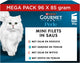 Purina®gourmet® gourmet perle duo mini filets in saus - kattenvoer natvoer - visselectie - 96 x 85g