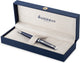 Waterman hémisphère balpen, blauwe lak met palladium details, medium punt, blauwe inkt, geschenkset