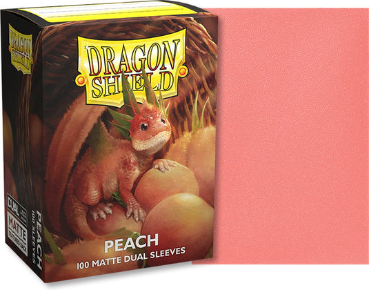 Dragonshield dragon shield – matte dual sleeves peach 100x
