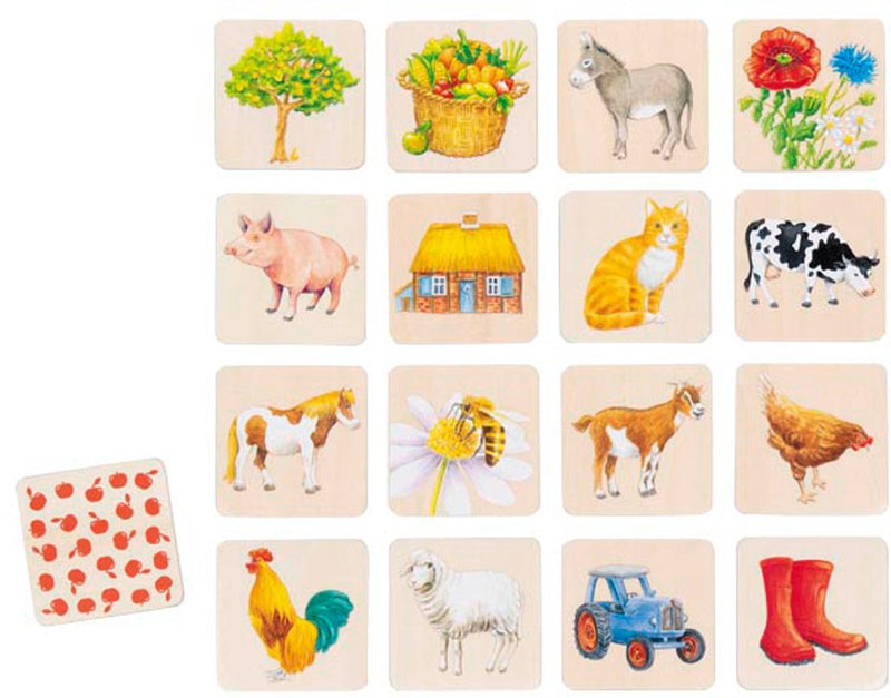 Load image into Gallery viewer, Goki houten memo op het platteland
