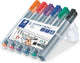 Staedtler lumocolor flipchart marker beitelpunt - box 6 st