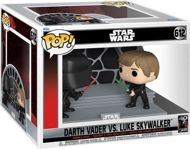 Funko pop moment: star wars - darth vader vs. luke skywalker pop #612