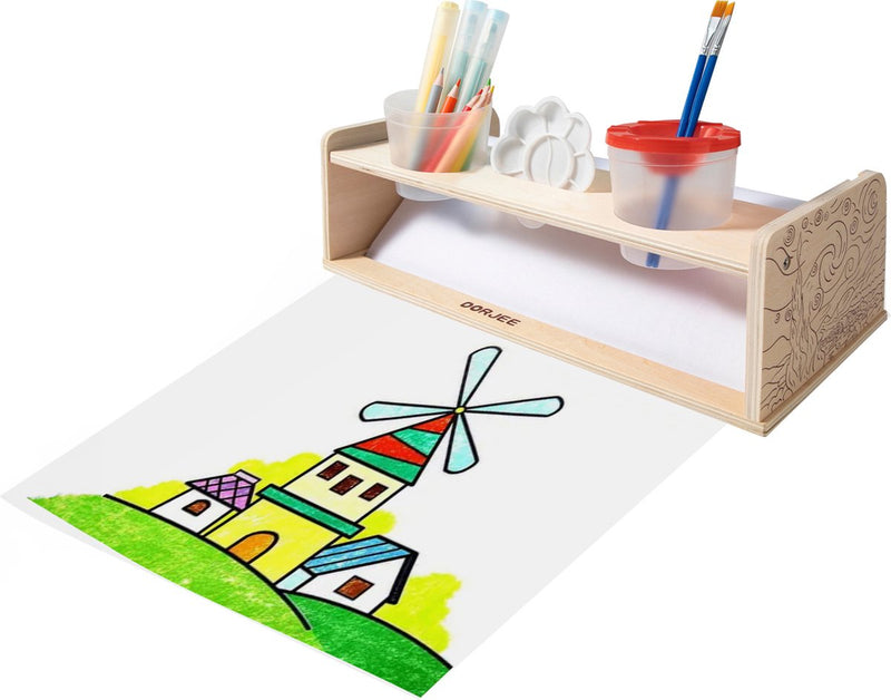 Load image into Gallery viewer, Dorjee papierrolhouder hout
