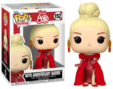 Funko pop! retro toys: barbie 80th anniversary - 80th anniversary barbie #152