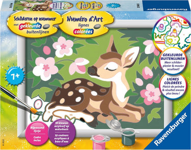 Ravensburger schilderen op nummer klein hert - hobbypakket