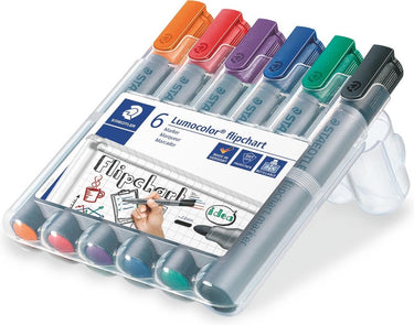 Staedtler lumocolor flipchart marker - box 6 st