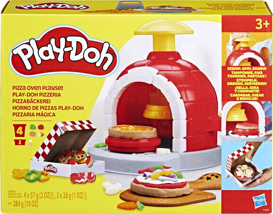 Play-doh pizza oven speelset - boetseerklei - inclusief 6 potjes - knutselen voor kinderen