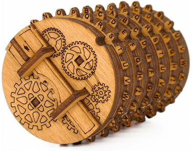 Geronimo games kryptos - cryptex wooden kit - secret box - puzzel - - idventure - geschikt vanaf 14 jaar