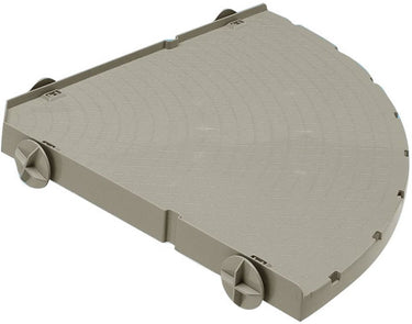 Ferplast plateau ratten en frettenkooi - dierenverblijf - 38x38x3 cm grijs