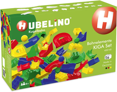Hubelino knikkerbaan kiga scholenset baanelementen, 156dlg
