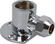 Kirchhoff ms knelfitting-wandplaat - chroom - 1 2 bi x 10 mmq