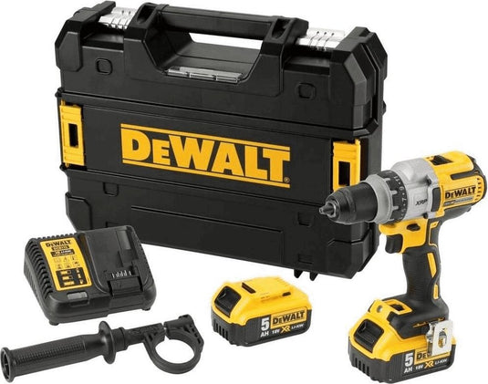 Dewalt dcd991p2 18v li-ion accu schroef- boormachine set (2x 5.0ah accu) in koffer - koolborstelloos