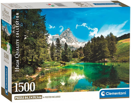 Clementoni legpuzzel blauw meer - 1500st.