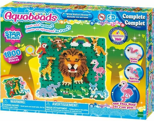 Aquabeads wild safari scene- complete set