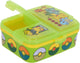 Stor pokémon kinderlunchbox green forest – broodtrommel met 4 vakken voor kinderen vanaf 4 jaar - vaatwasserbestendig bpa-vrij - lichtgroen