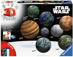 Ravensburger 3d puzzel star wars planet of the galaxy, 531st.