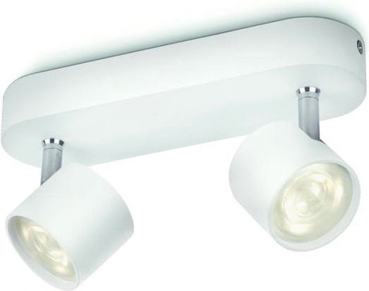 Philips led philips star opbouwspot - 2-lichts - wit