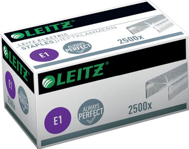Leitz electric e1 5568-00-00 nietjes 2500 stuk(s) 2.500 stuks pak heftcapaciteit: 10 vel (80 g m²)