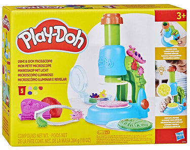 Play-doh microscoop met licht speelset - boetseerklei - 5 potjes - knutselen voor kinderen