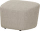 Vtwonen lofty hocker - bouclé stof - naturel beige - 41x62x48 cm