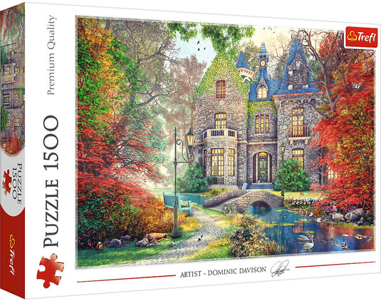 Trefl legpuzzel autumn mansion - 1500 stukjes puzzel volwassenen.