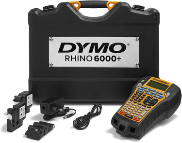 Dymo etikettenprinter 6000+ rhino geel, zwart