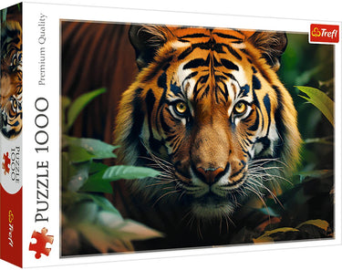 Trefl legpuzzel wild tiger - 1000 stukjes dierenpuzzel.