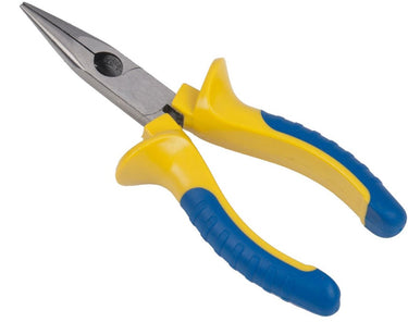 Kinzo spitstang 150 mm van chroom-vanadium - langbektang voor precisiewerk - punttang met antislip handgrepen - precisietang voor hobbytang en elektronica tang
