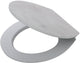 Tiger concrete - wc bril - toiletbril - softclose - betonlook - mdf - fsc - grijs